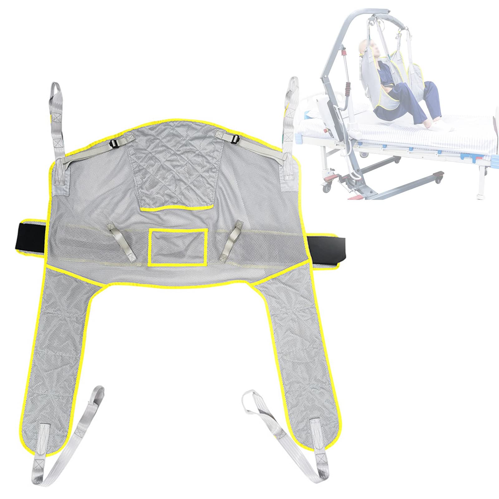 Buy Patient Lift Sling, Medical Full Body Sling,Patient Toileting Lift