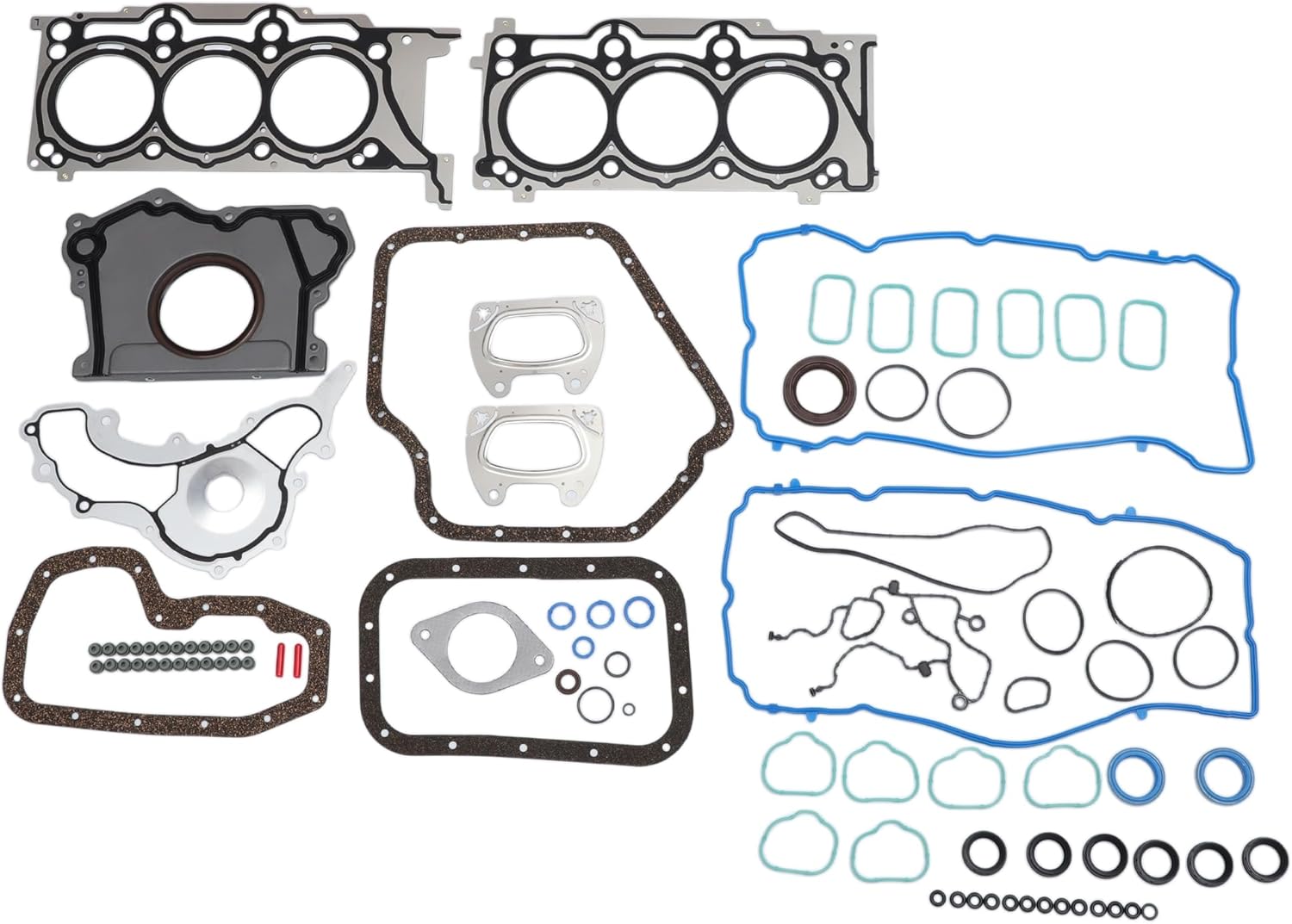 Timing Cover Gasket Kit Cylinder Head Water Pump Gasket Set No.HS26541PT for RAM 1500 3.6L 2013-2019 1 Set Long-lasting Sealing Engine Car