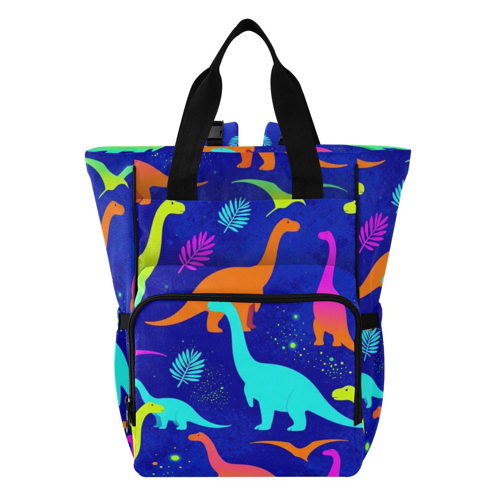 Bolsa de pañales para bebé, niña, niño, papá, mamá, dinosaurios