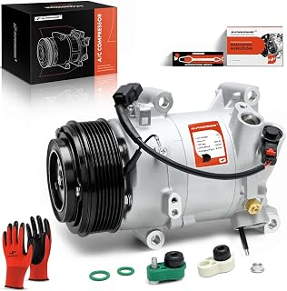 A-Premium Air Conditioner AC Compressor with Clutch Compatible with Honda CR-V 2017-2022, Civic 2016-2021, Fit 1.5L Engine Only