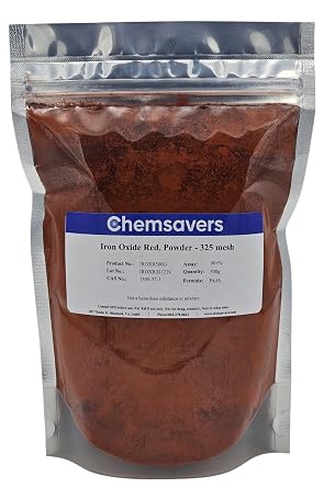 Iron Oxide Red, Powder -325 mesh, 99+%, 500g