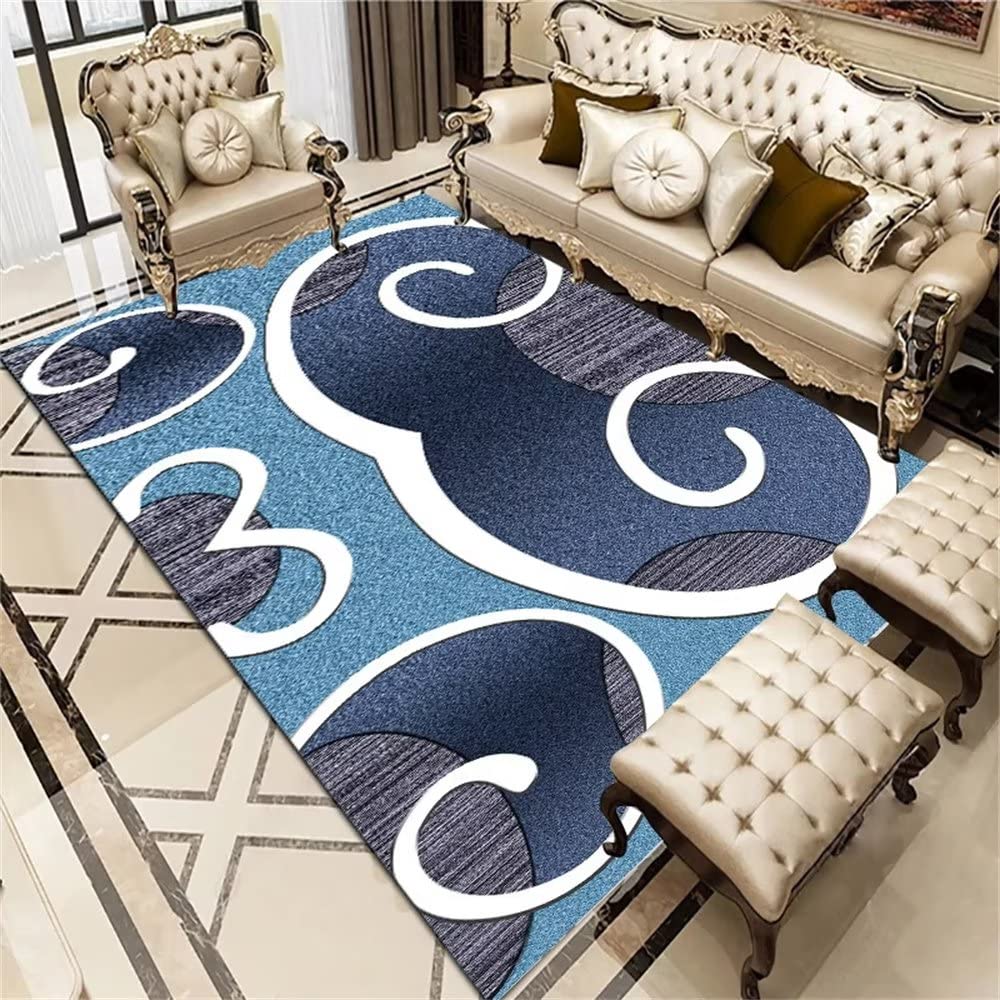 Tapis chambre moderne lavable résistant aux déformations