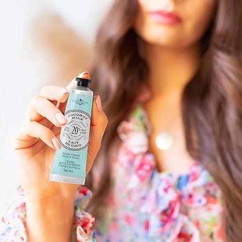 Miniatura 7 de La Chatelaine - Crema de manos 20% manteca de karité, tamaño de viaje 1 oz (30 ml) con aceite de argán orgánico, hidratante, nutritivo, reparador,