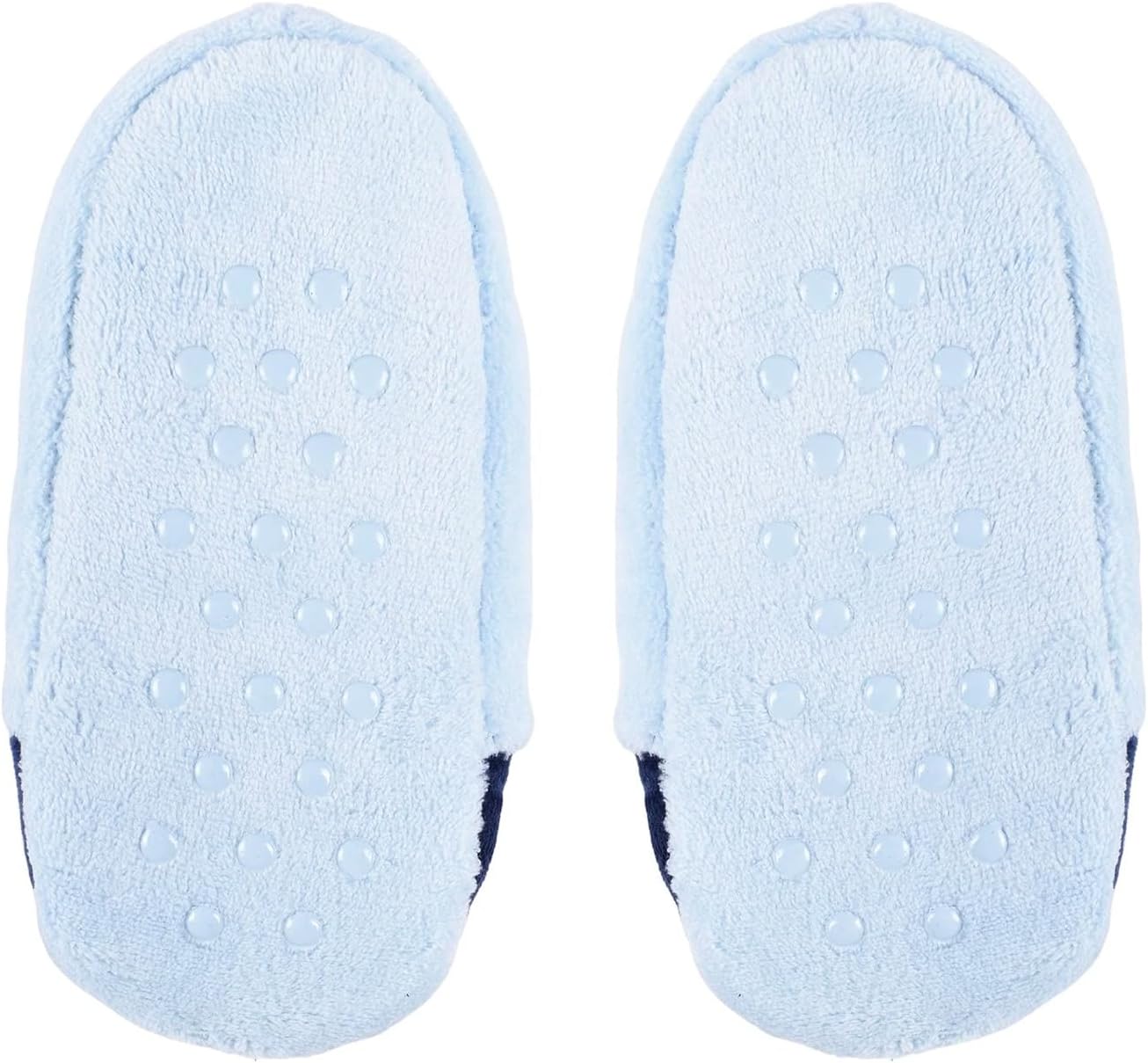 Bluey Slippers for Kids - Bundle with 1 Pair of Plush Snuggle Toe Footlet Socks with Grip Size Small/Medium Plus Stickers, and Beach Kids Door Hanger. - Image 3