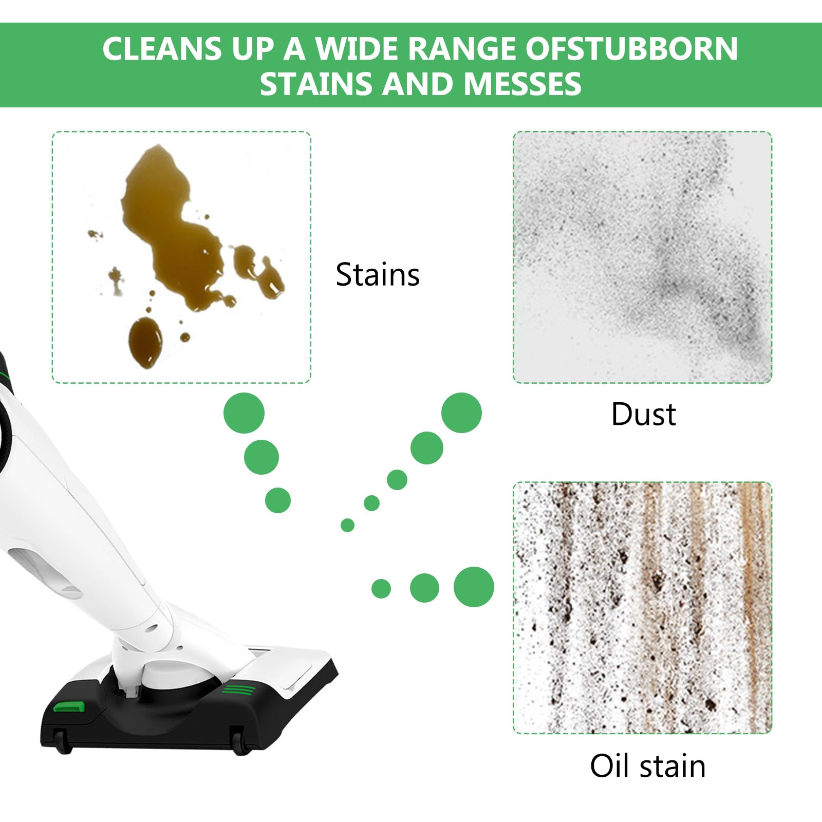 4 Stück Mopp-Ersatztuch für Vorwerk SP600, MF600 Saugwischer, Reinigungstuch Ersatztuch kompatibel mit Vorwerk Saugwischer, Wiederverwendbares und Waschbares Mikrofaser Mopptuch