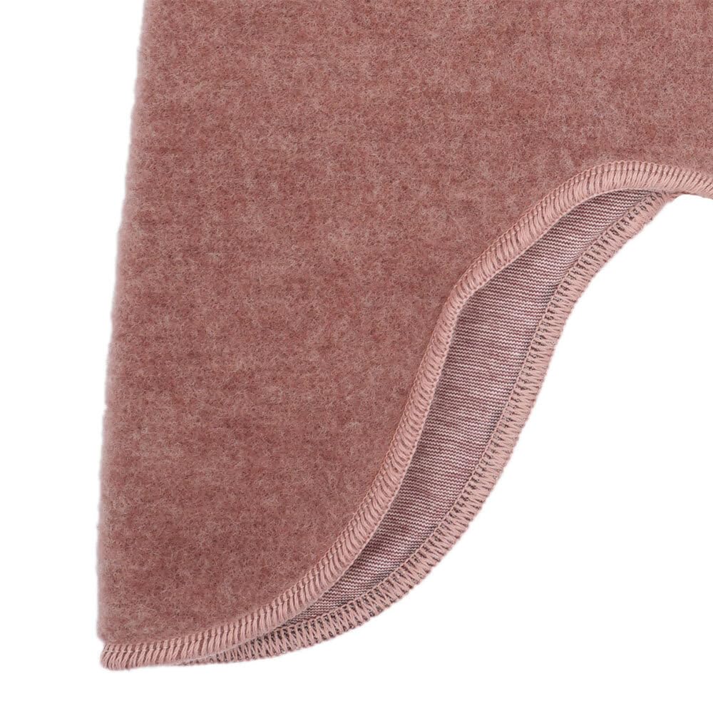 maximo GOTS MINI-Schlupfmütze Wollfleece, Jerseyfutter Made in Germany Wollfleece