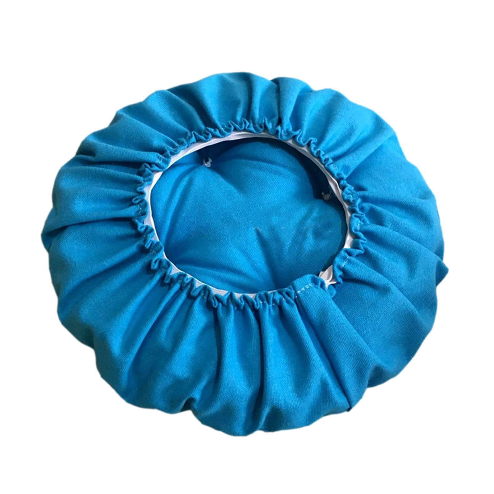 SVFOEBJM Bistro Chair Cushions Round Stool Cushion Barstool Seat Cushion Dining Chairs Round Cushion Pad 35/40/45/50cm(Blue,33cm)