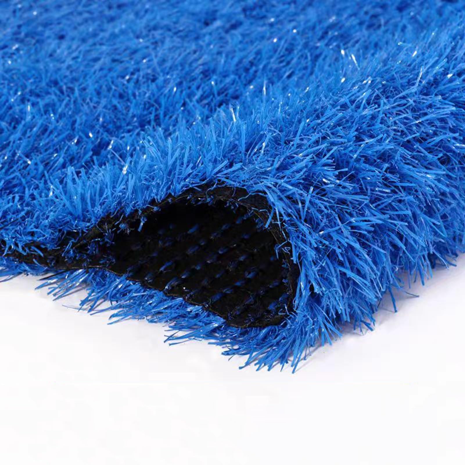 Gazon artificiel pour jardin extérieur et paysage | Tapis bleu de 2x4m pour terrasse et balcon