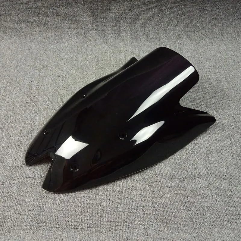 Pare-brise moto double bulle noir pour Kawasaki Z1000 2010-2013
