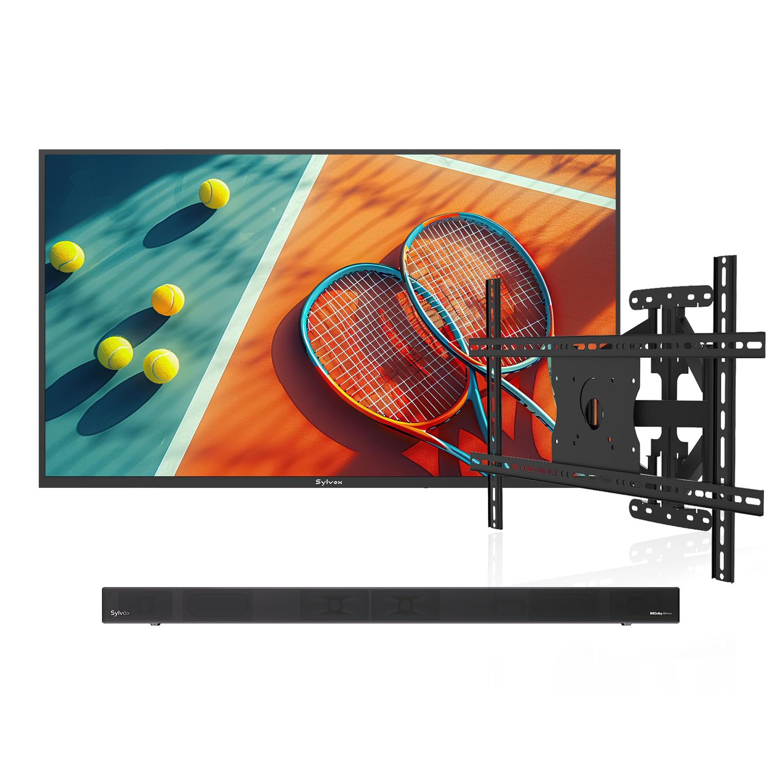 SYLVOX 55 Pool Pro 2 0 Outdoor TV Bundle 2000Nits Dolby Atmos Google TV with S3 Dolby Soundbar