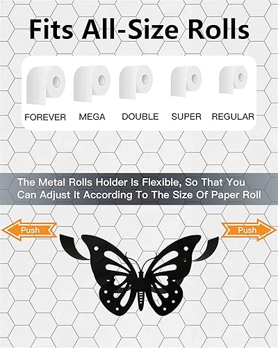 Miniatura 6 de Gojoamoy Bulldog Soporte de almacenamiento de papel higiénico, decoración de animales de metal, decoración de baño, organizador independiente para