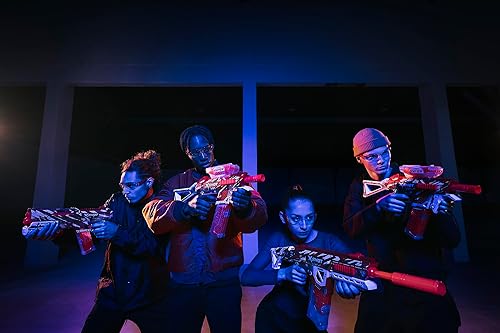 Miniatura 7 de XShot Hyper Gel Clutch - Lanzador de bolas de gel con carga manual y 5000 bolas Hyper Gel, depósito para 100 bolas y cargador para 400 bolas, con