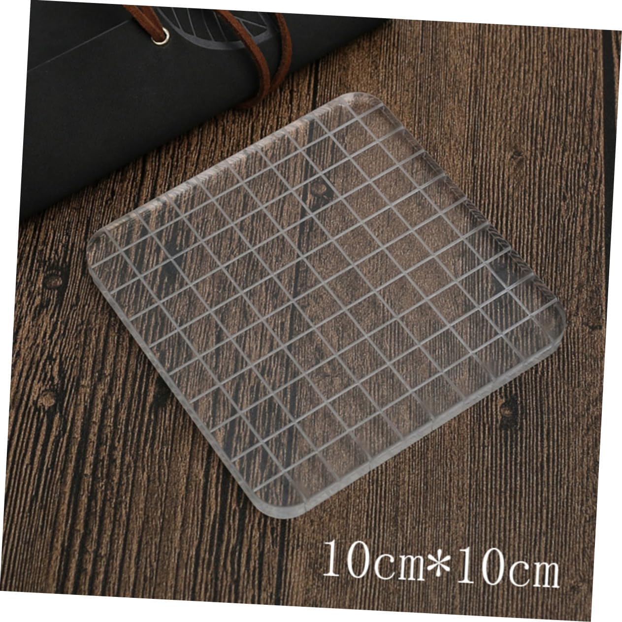 Acrylic Stamp Blocks with Grid Lines for Crafting 4x6 inch Stamping Tools for Scrapbooking and DIY Projects