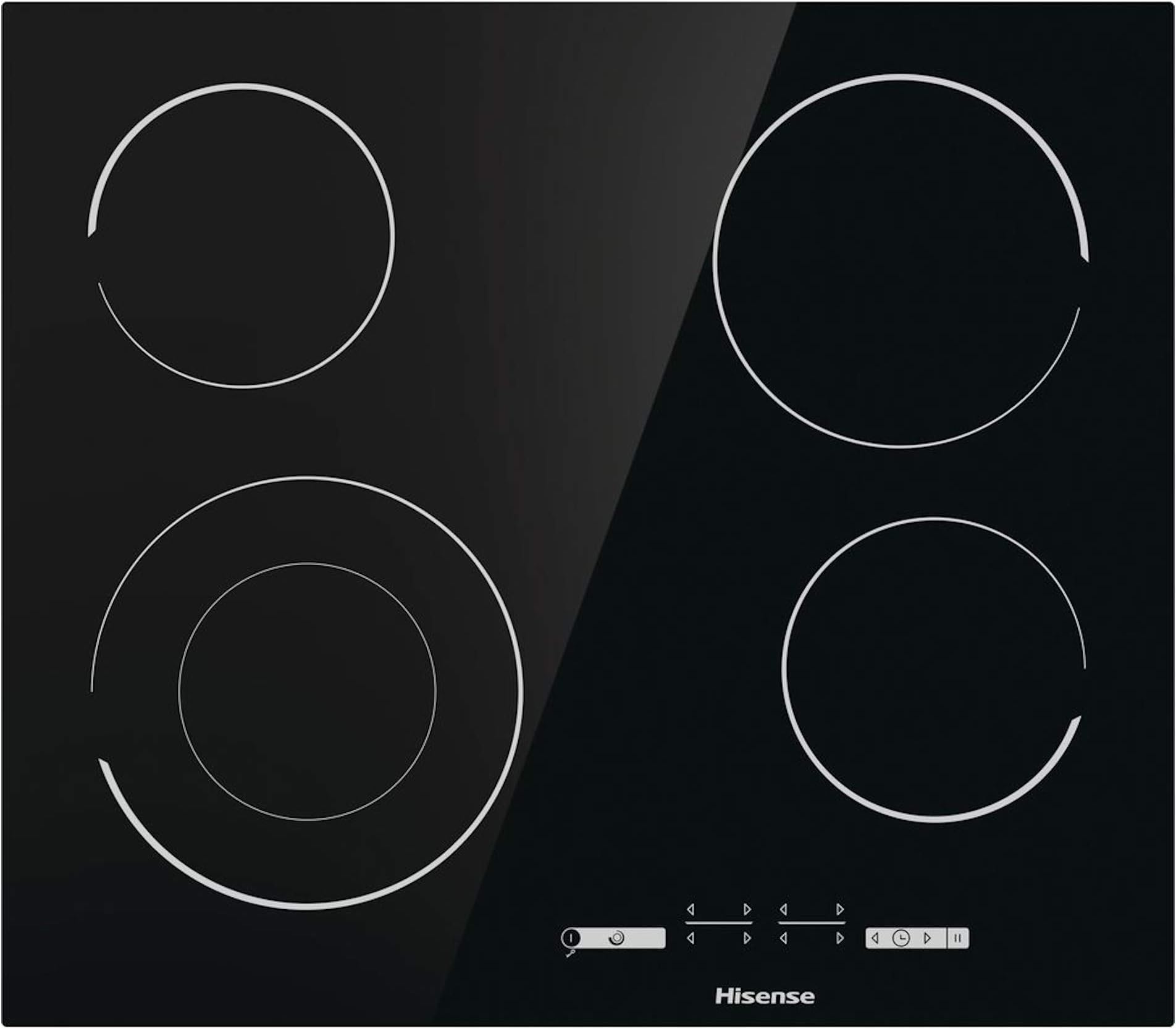 Hisense E6432C 60cm Electric Ceramic Hob - Black