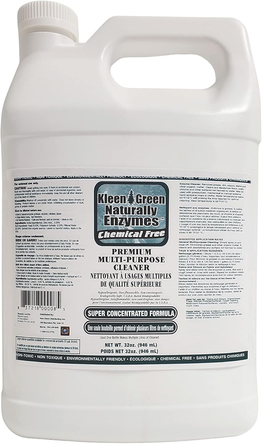 Lice Kleen Green Naturally 1 Gallon Amazon.ca Health
