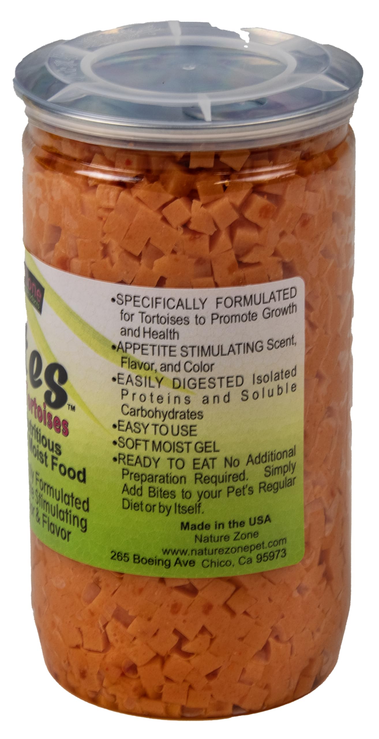 Nature Zone Snz54661 Melon Flavored Total Bites Soft Moist Food For Tortoise, 9-Ounce