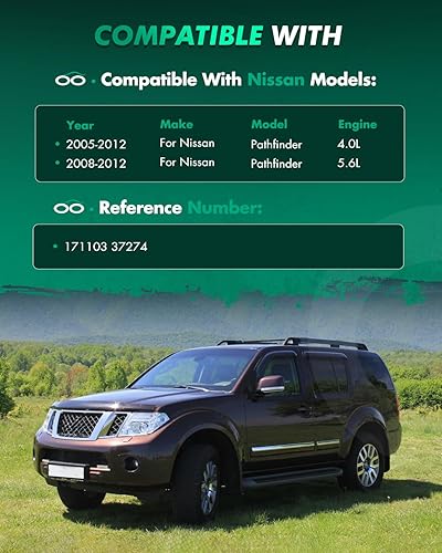 Miniatura 4 de SCITOO Kit completo de montaje de amortiguadores delanteros y traseros para Nissan Pathfinder 2005, 2006, 2007, 2008, 2009, 2010, 2011, 2012 (4