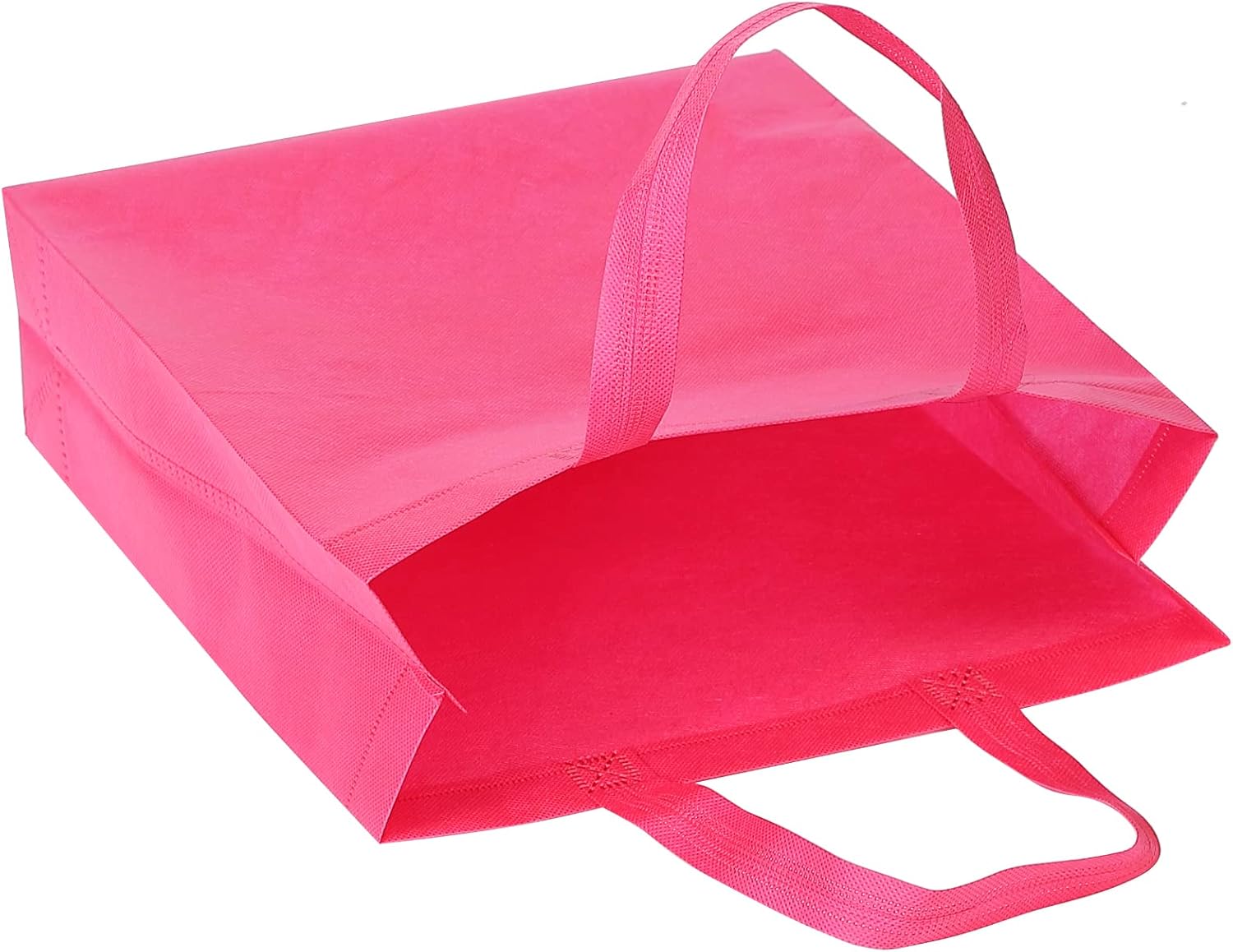 Supersize 14 Pack Reusable Non Woven Gift Bags with Handles Party Fabric Tote Bags Treat Bags for Birthday Favors, Snacks 14 Colors (9.8 x 13.8 x 4 inches) - Image 6