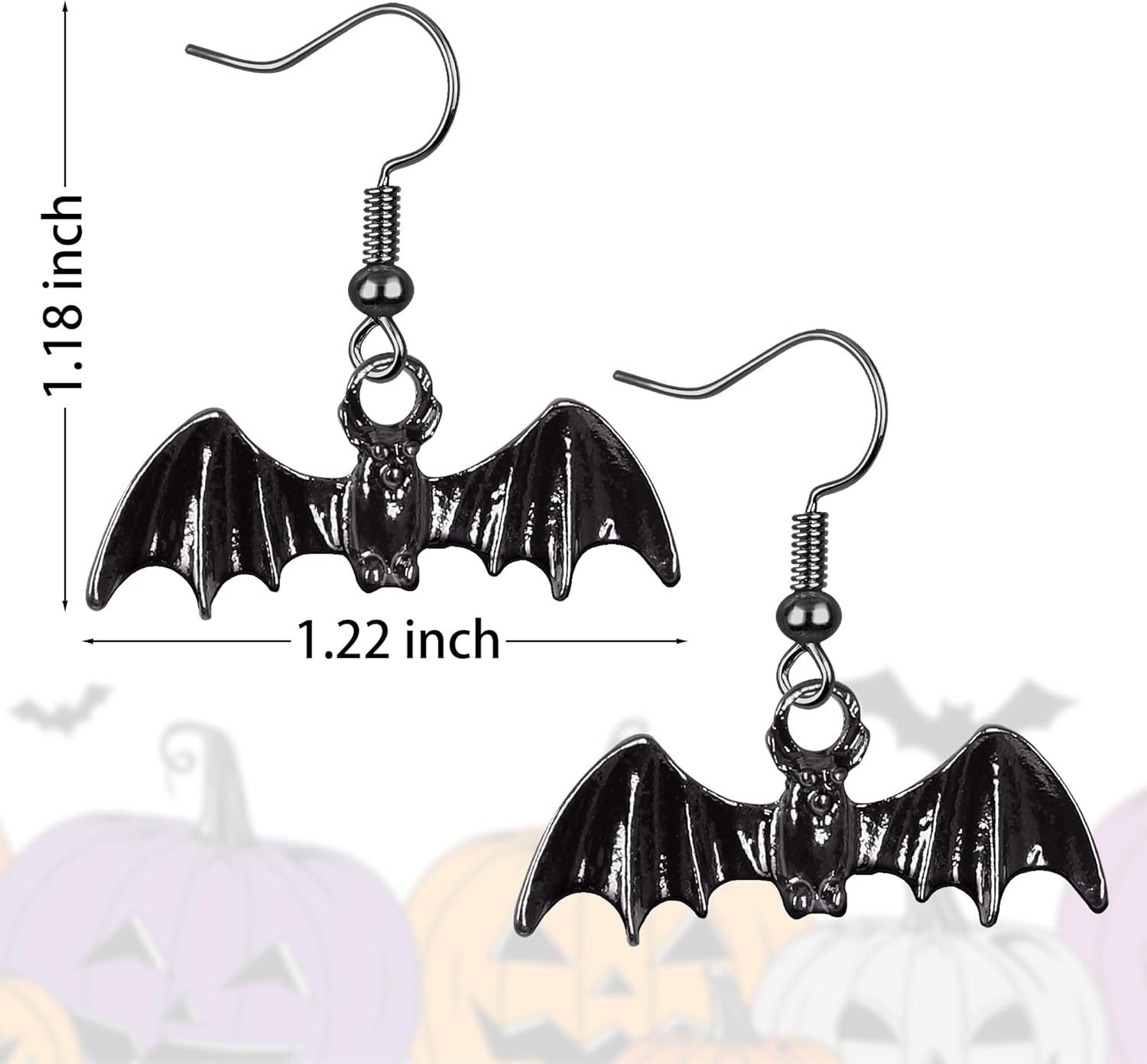 FULLIVE Thanksgiving Earrings, Fall Stud Dangle Turkey Earrings, Hypoallergenic Thanksgiving Accessory for Women Adult - Image 2