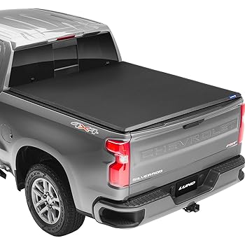 Amazon Com Lund Genesis Tri Fold Soft Folding Truck Bed Tonneau Cover 95086 Fits 2005 2015 Toyota Tacoma 5 Bed 60 3 Automotive