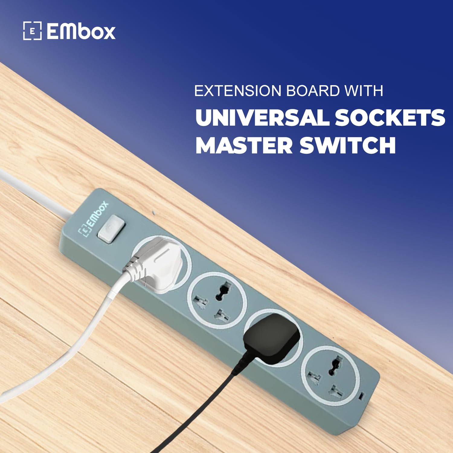 EMBOX 10A Extension Board - Master Switch & Safety -4 EMBOX 10A Extension Board - Master Switch & Safety -4