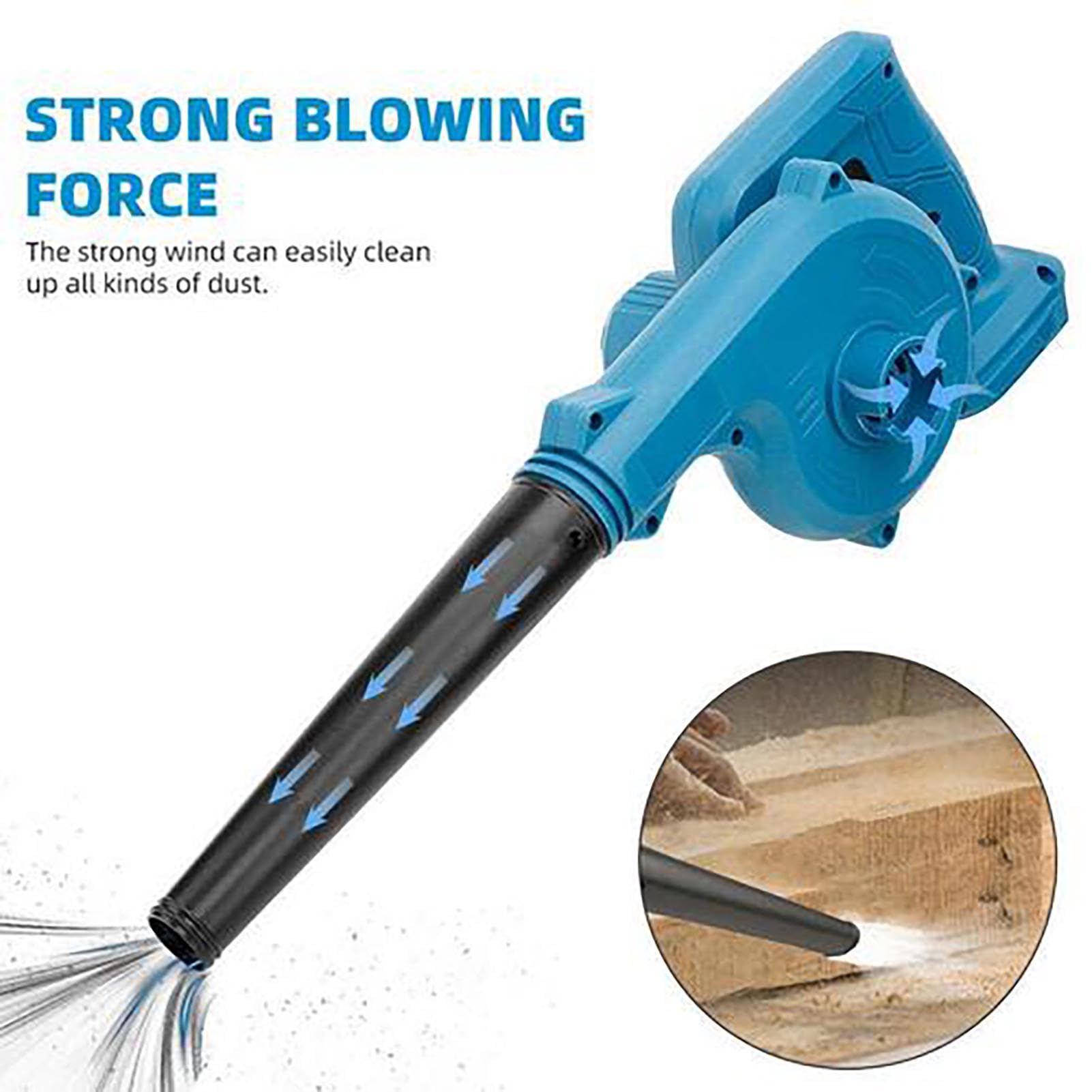 Soffiatore per foglie a batteria, Soffiatore per foglie senza fili, Aspirapolvere automatico elettrico senza fili, velivolo multiuso per giardini domestici, garage, terrazze e altre piccole ar