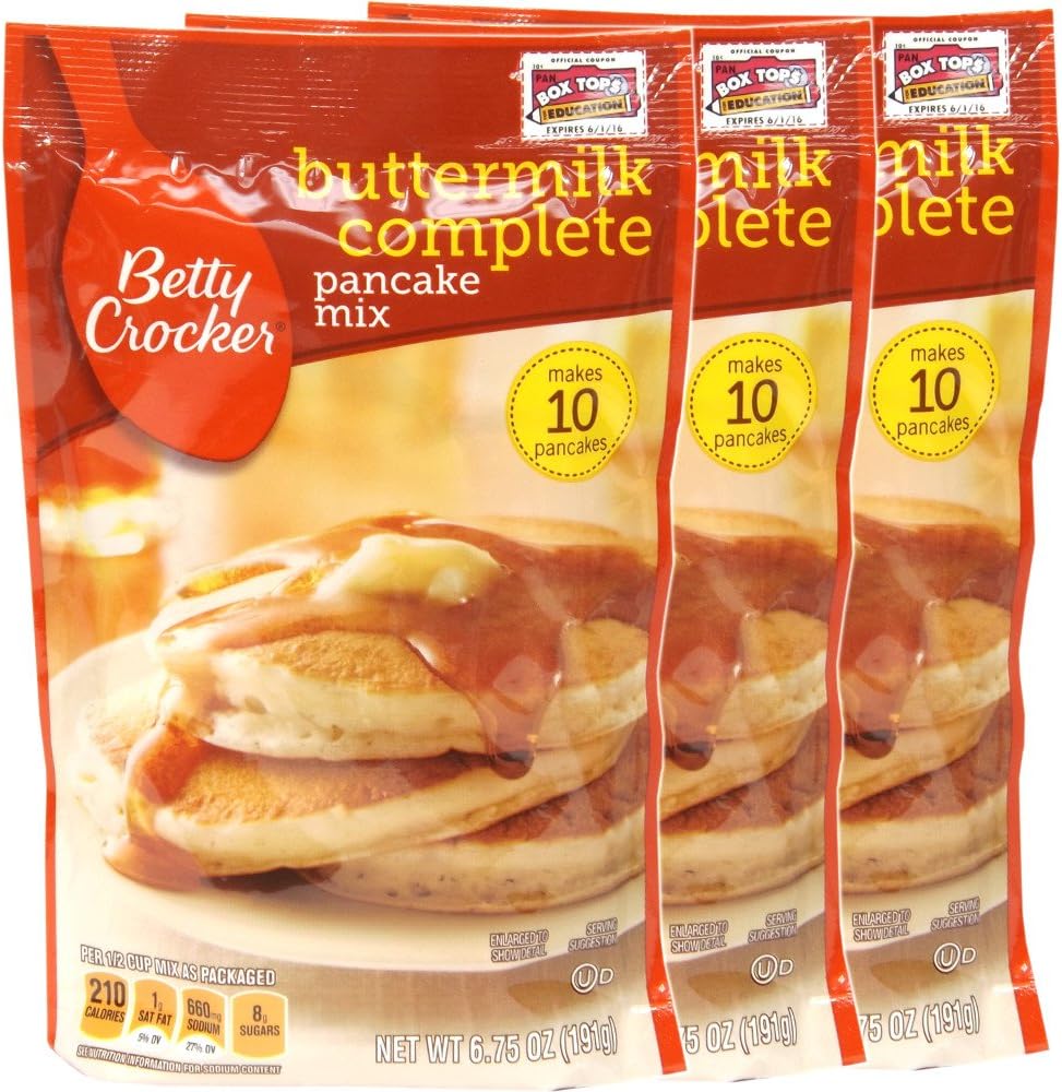 Amazon Betty Crocker パンケーキミックス (バターミルク) 3セット [並行輸入品] ベティークロッカー