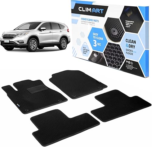 Miniatura 14 de CLIM ART Tapetes de piso de automóvil para todo tipo de clima, compatibles con Kia Soul 2020-2025, revestimientos de piso resistentes a la medida