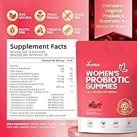 Vista 7 de VivoNu Viginal Probiotics for Women, Women Probiotic Gummies, Feminine Balance Gummies, Prebiotic Gummy, Cranberry Probiotics for Woman Vaginigal