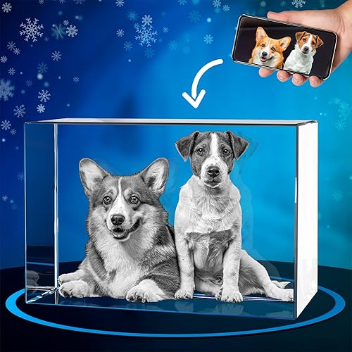 Miniatura 1 de ArtPix 3D Foto de cristal, regalos personalizados de Navidad para mujeres, esposa, ella, él, hombres, marido, abuela, gran regalo personalizado de