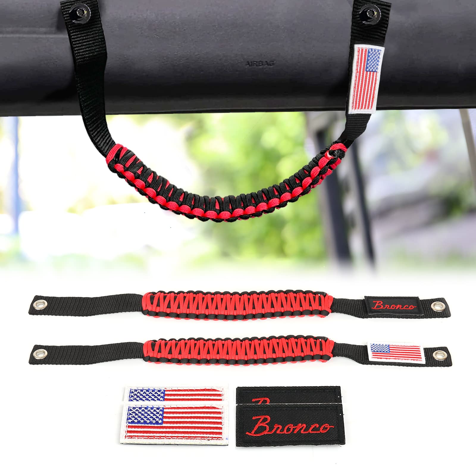 Buy boslla Roll Bar Grab Handles for Ford Bronco Accessories 2021 2022