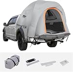 VEVOR Tente de camion de ramassage, Tente pour camion de 5,0-6.7ft pour le camping, étanche PU2000mm 2-3 personnes lit de camion de couchage Tente avec double couche de conception, pour le camping Voyage activités en plein air