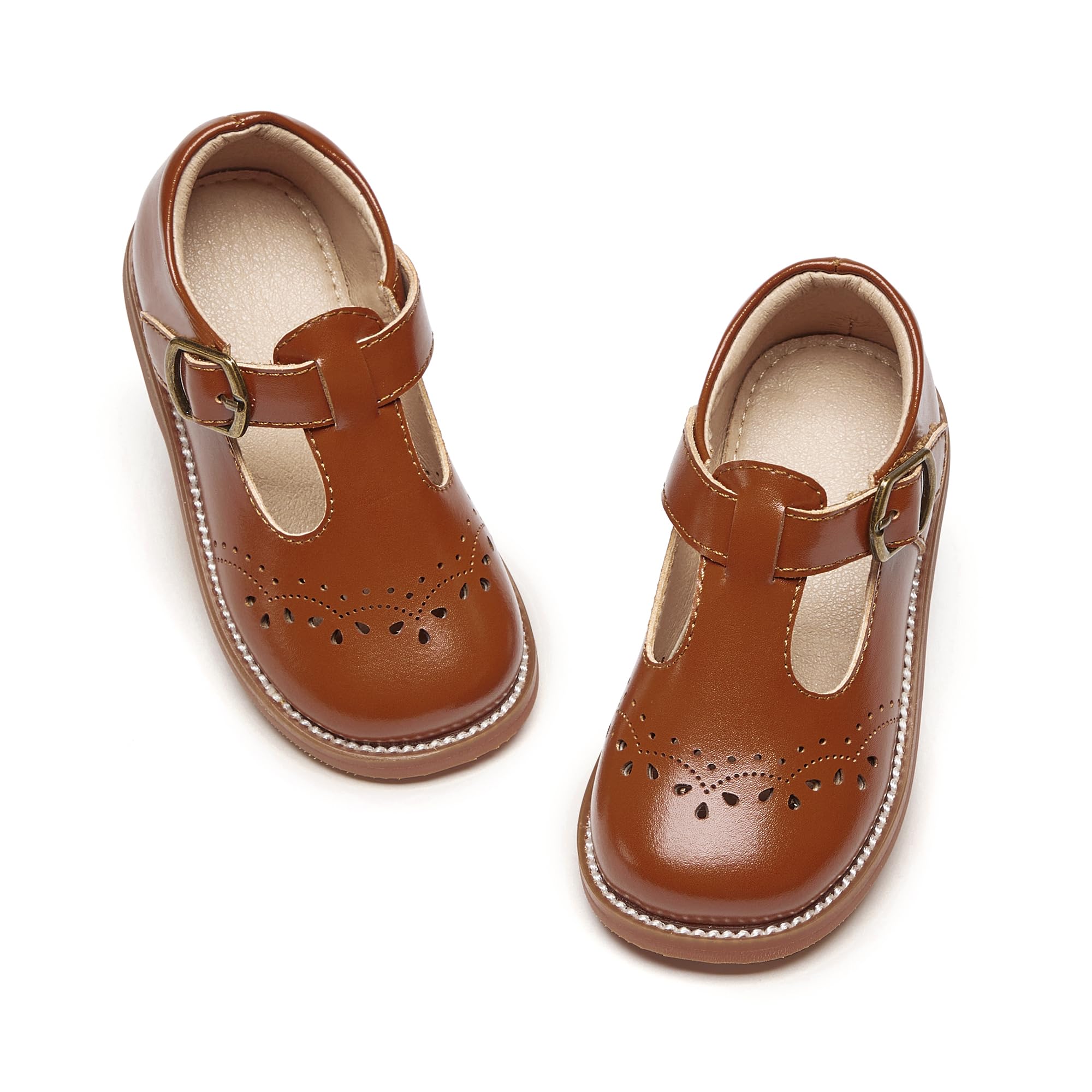 Otter MOMO Toddler Little Girls Oxford Mary Jane School Uniform Dress Shoes
