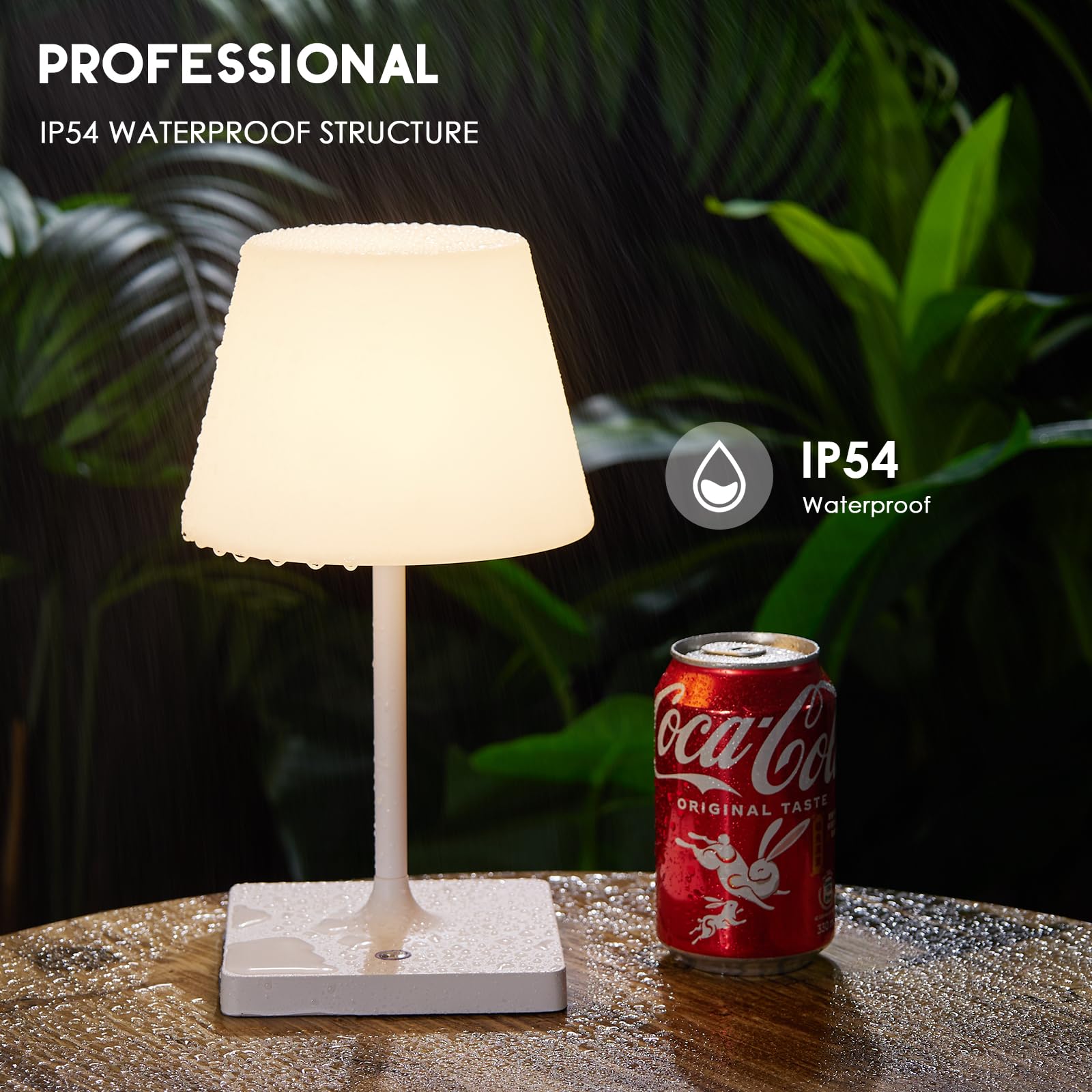 Lampara Mesa Recargable EppieBasic Lámpara De Mesa Inalámbrica, Lámpara Recargable Lamparas De Mesita De Noche Sin Cable
