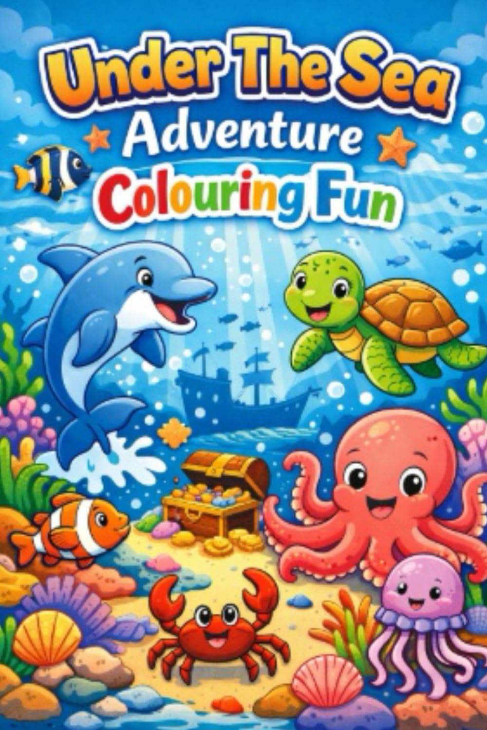 Under the Sea Adventure colouring fun