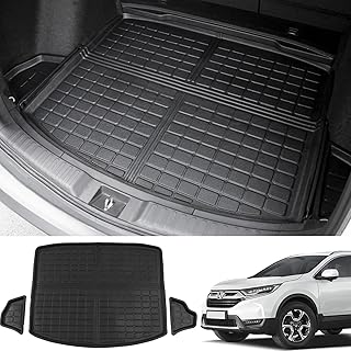 Trunk Mat Compatible with 2017-2022 Honda CRV Cargo Mat All Weather Cargo Liner Replacement for 2017 2018 2019 2020 2021 2022 Honda CRV Accessories (Fit 2017-2022 Fuel Model, Rear Trunk Mat)