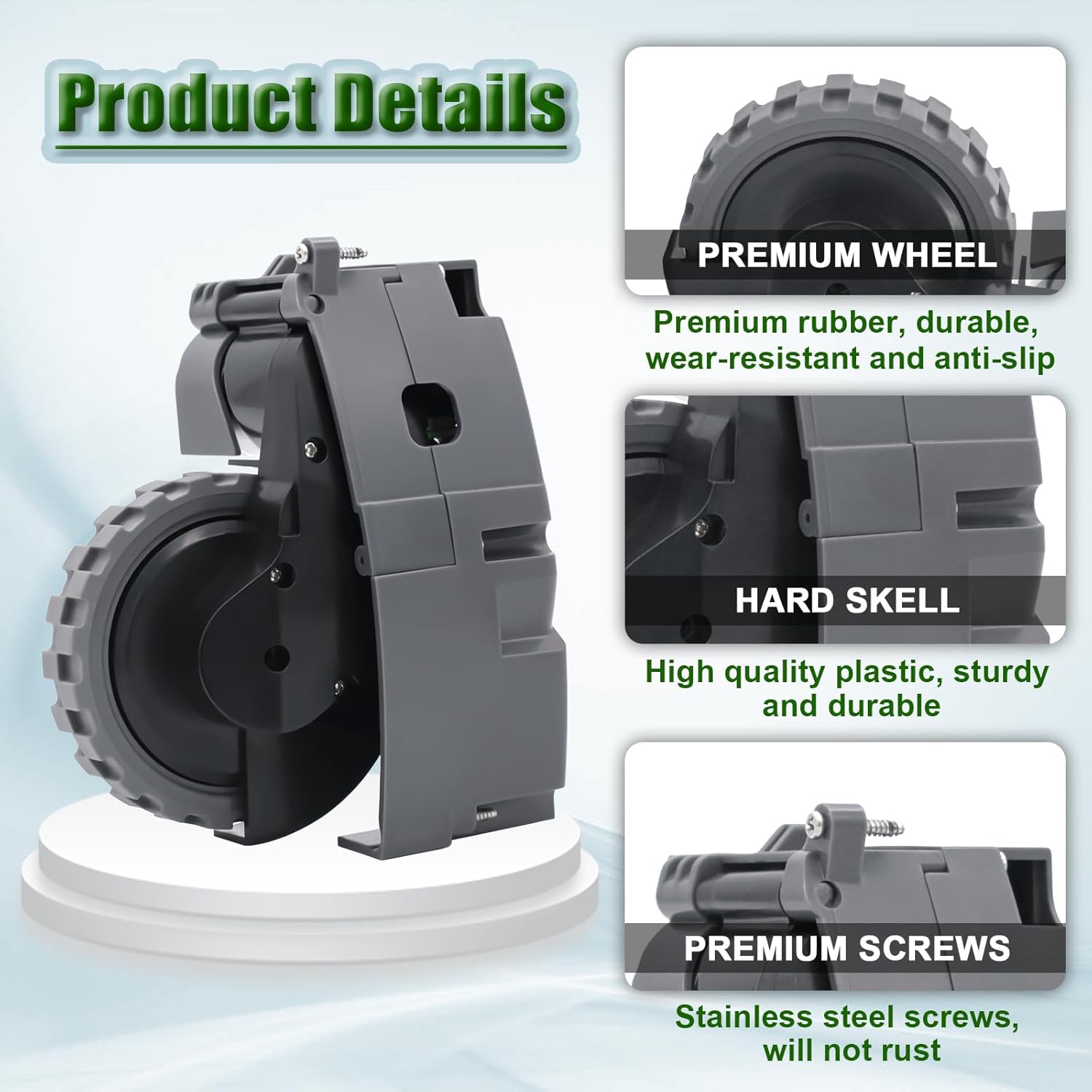 Garbage fighter Right Left Drive Wheel Module for iRobot Roomba 500 600 700 800 900 Robot Vacuum Cleaner Repair Replacement Parts Accessories