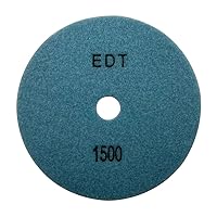 Vista 28 de Almohadillas de pulido de piedra seca/hormigón de alto rendimiento de 5 ", altura de segmento de 0.059 in, estilo de panal, grano 3000