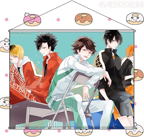Amazon Co Jp インモラルホスピタル タペストリー ハイキュー 黒尾鉄朗 ポスター 漫画 アニメ 掛ける絵 巻物 軸物 ファッション 萌え 二次元 アニメ周辺 オタク品 約70 50cm B2 Hobbies