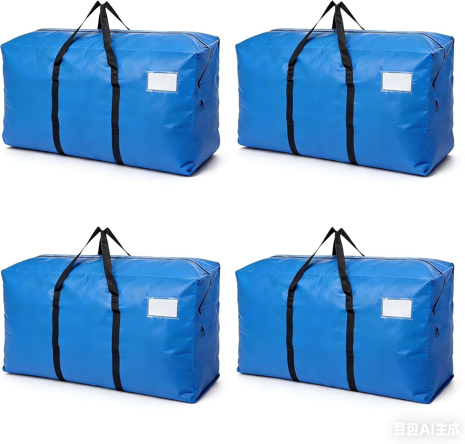 Heavy Duty Moving Bags with Backpack Straps & Handles, Large Storage Bags with Zipper for Clothes, College Moving Supplies and Dorm Essentials