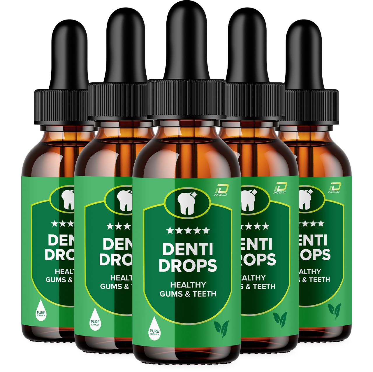 Denti Drops Pro: Suplemento Natural em Liquido para Dentes e Gengivas - Pacote com 5 Unidades - Imagem 2