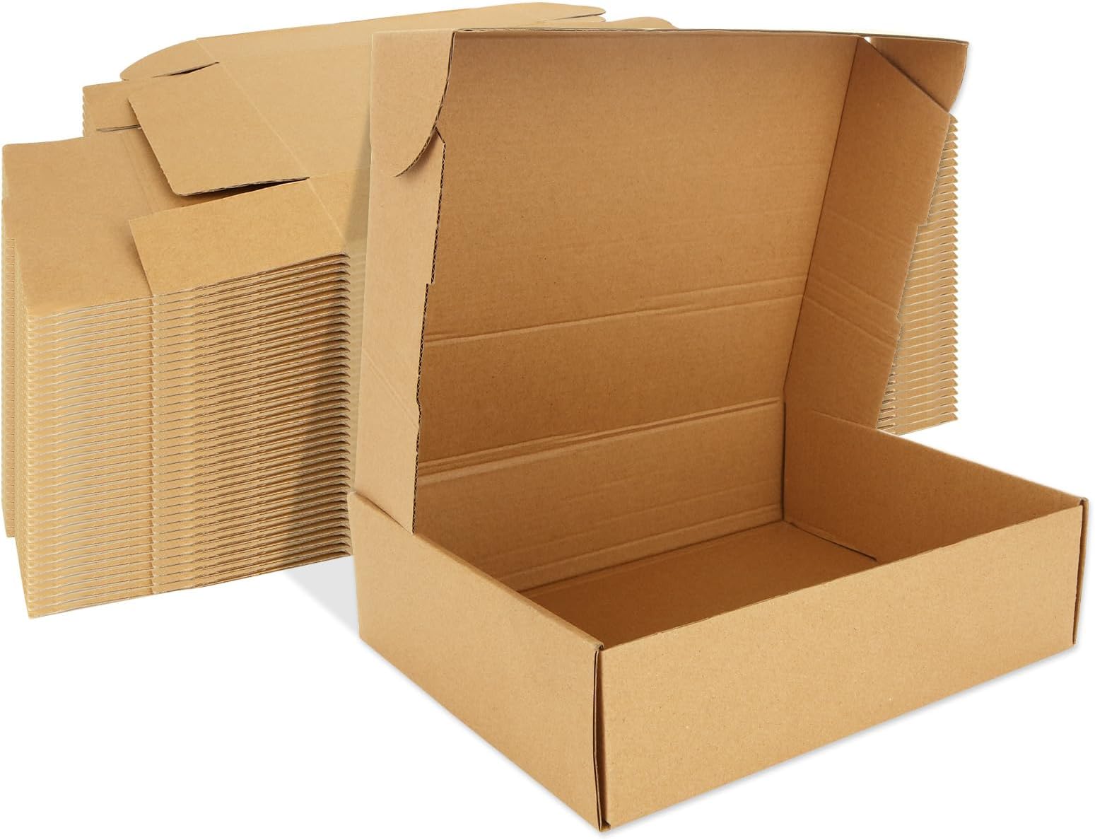 AKOLAFE 25PCS Small Parcel Postal Boxes 25x 20x 7cm Corrugated Cardboard Boxes for Posting, Postage Boxes Royal Mailing Shipping Packing Boxes for Small Business Packaging, Shipping, Mailing