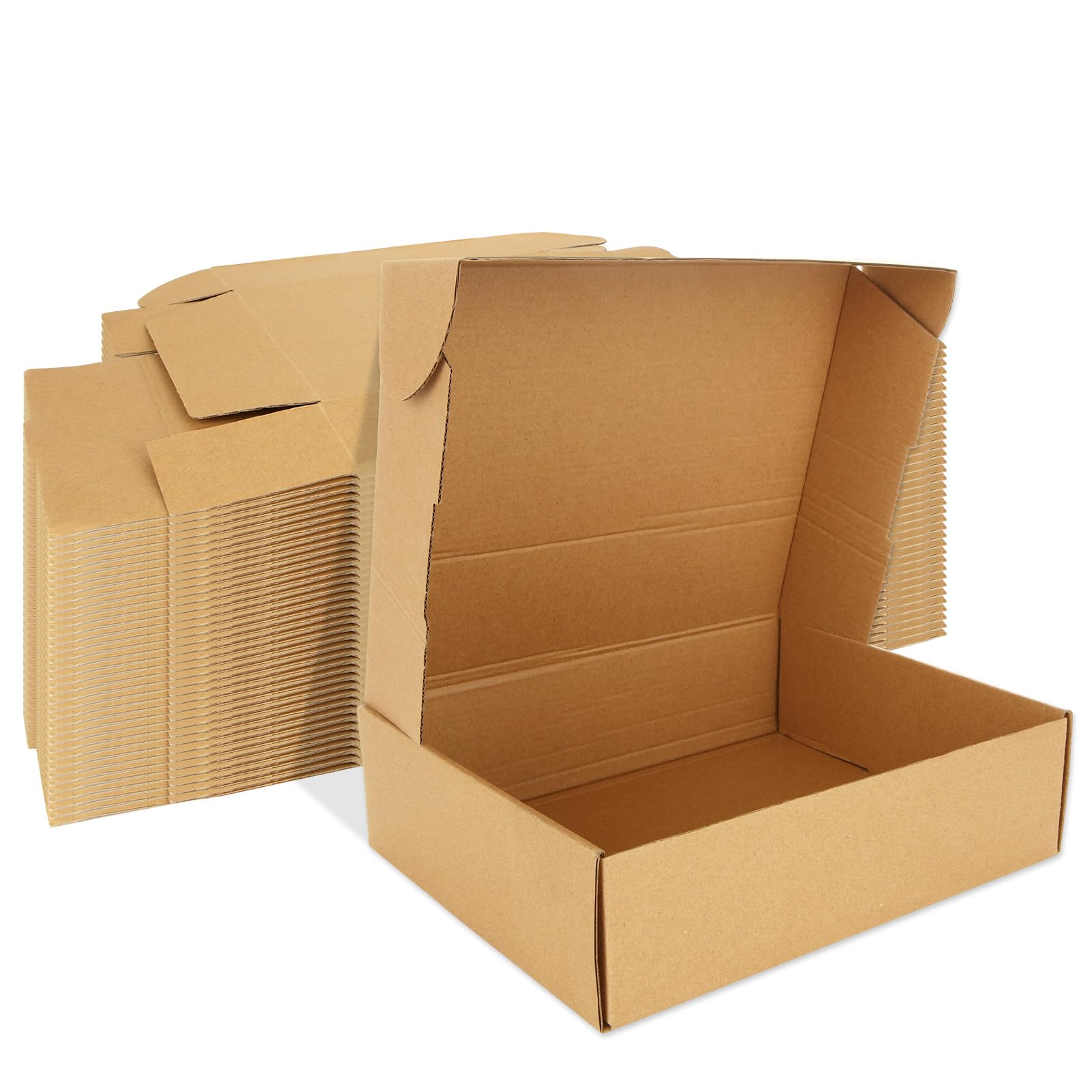 AKOLAFE 25PCS Small Parcel Postal Boxes 25x 20x 7cm Corrugated Cardboard Boxes for Posting, Postage Boxes Royal Mailing Shipping Packing Boxes for Small Business Packaging, Shipping, Mailing