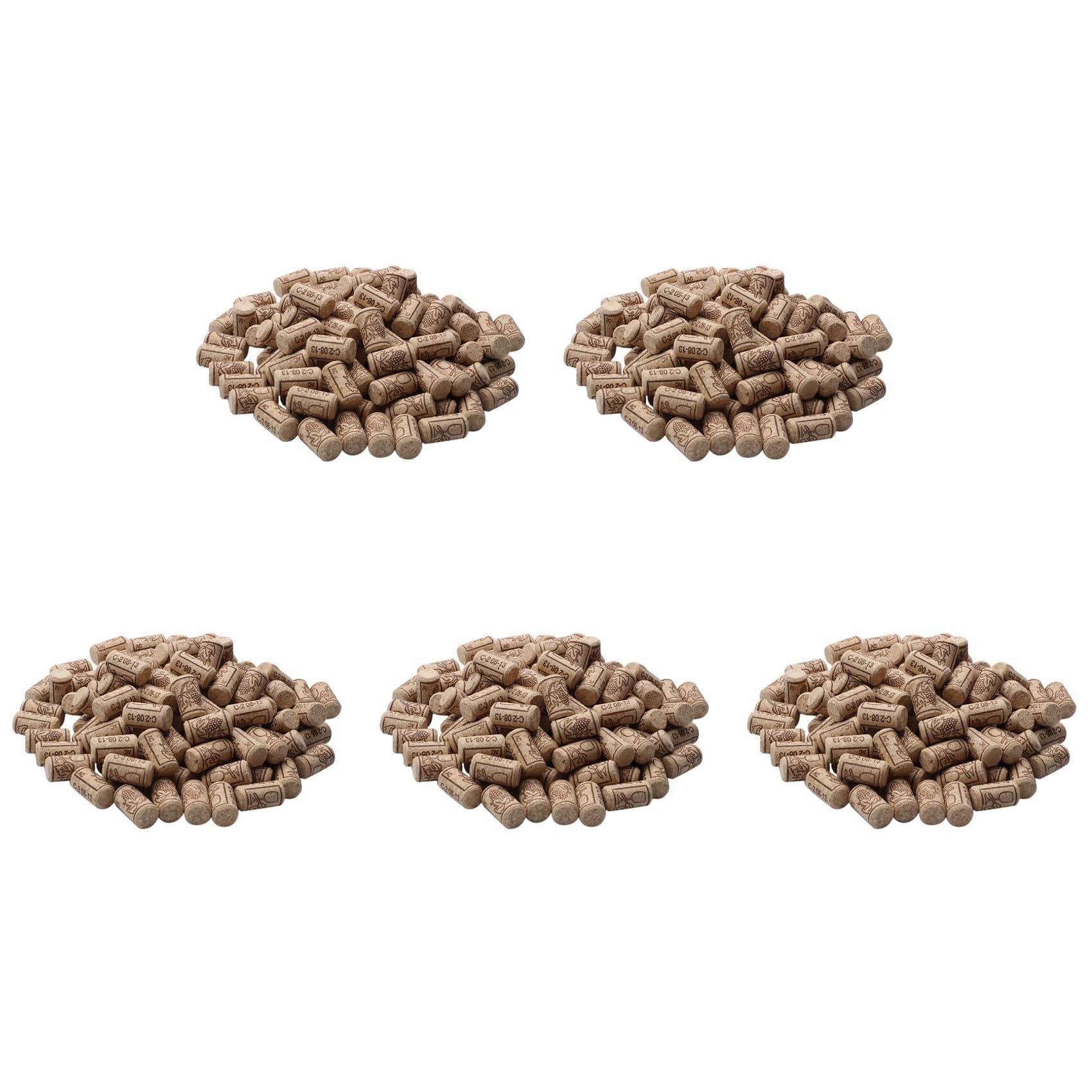 Hndhbfgrt 500Pcs Wine Cork Reusable Functional Portable Sealing Wine Cork Wine Bottle Cover for Bottles Wine