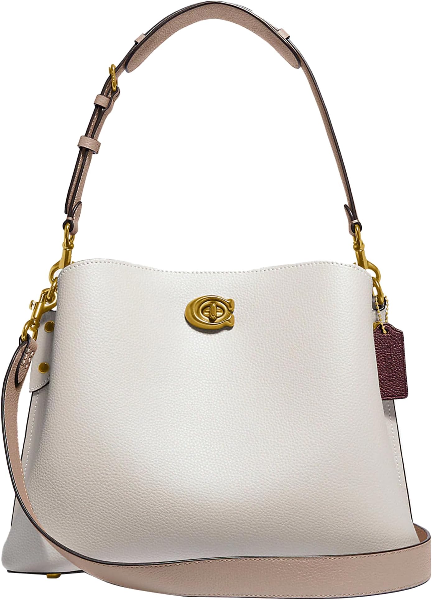 COACH Color-Block Leather Willow Shoulder Bag, B4cah, One Size