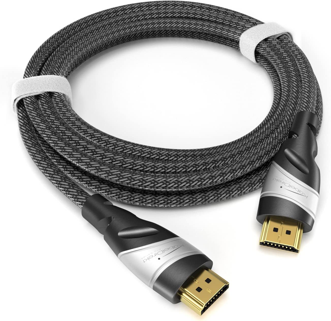 KabelDirekt – 12,5 mm x 5m Fascette Fermacavo (con micro ganci, fibre sintetiche, lunghezza regolabile individualmente, per disposizione, raggruppamento dei cavi),