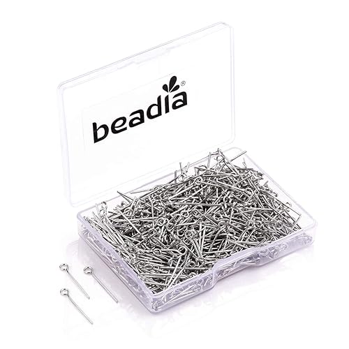 Eye Pins 500pcs - Platinum