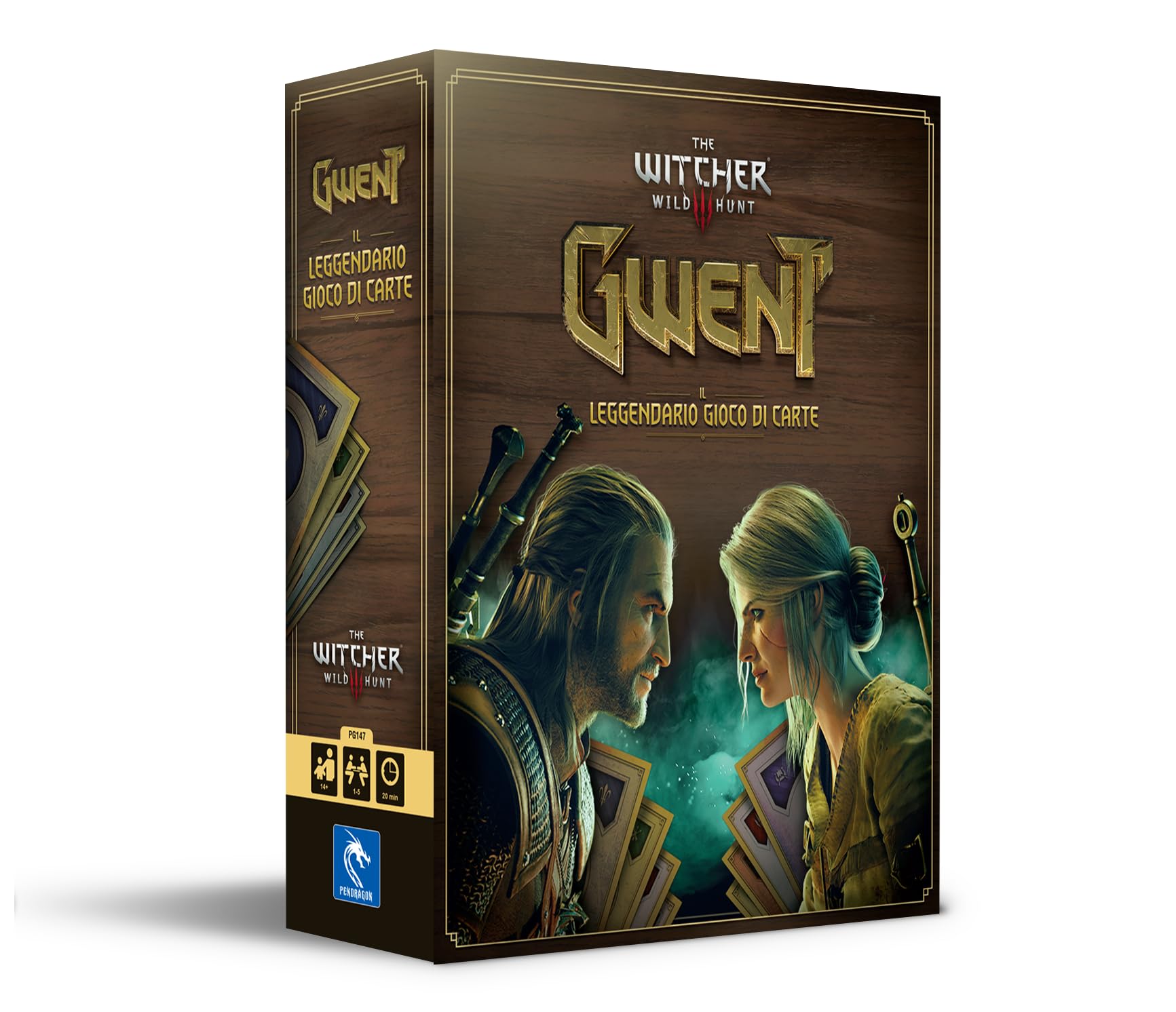 Gwent: Il Leggendario Gioco di Carte di The Witcher - Edizione Italiana - Pendragon - Età 14+ - da 1 a 5 Giocatori