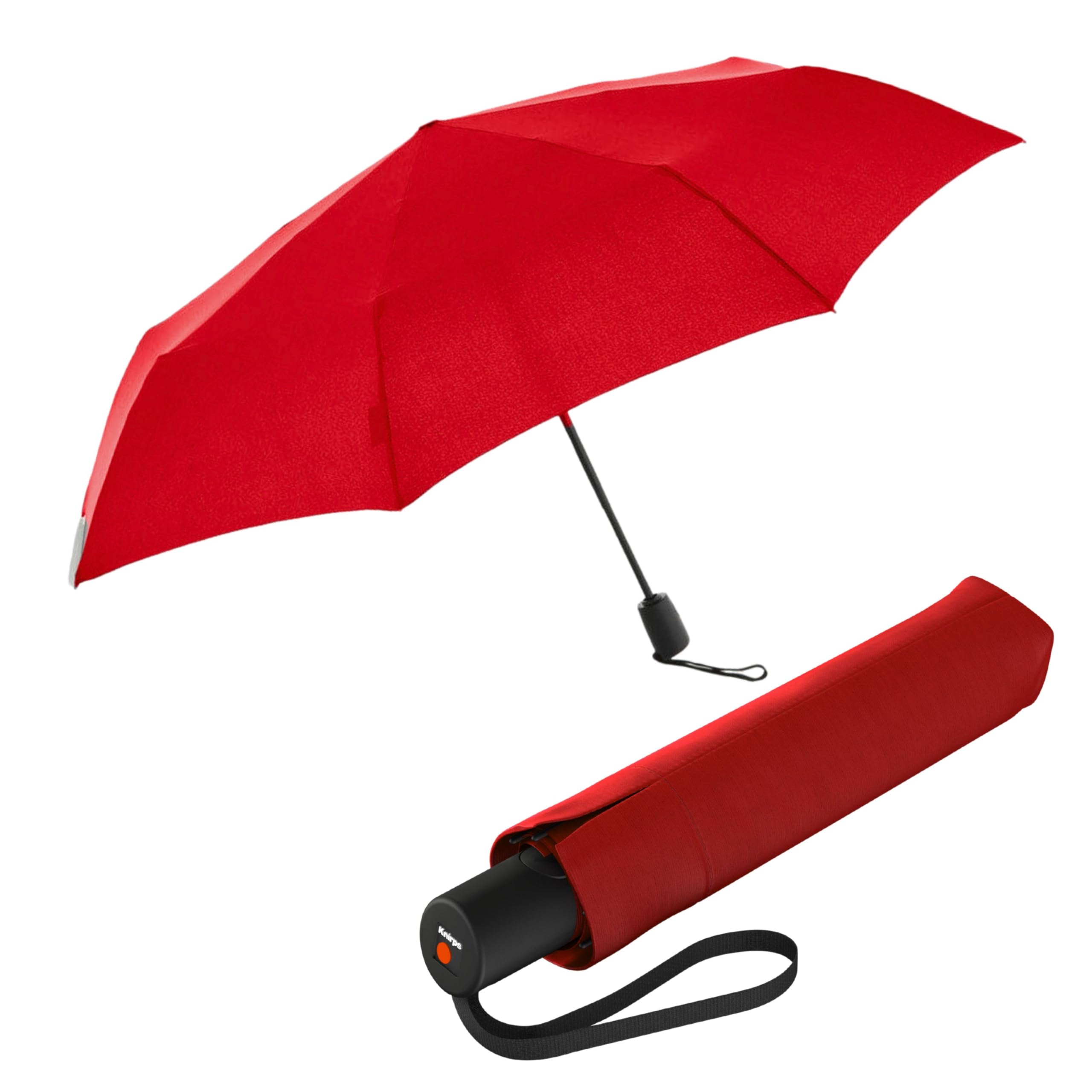 Knirps A.200 Medium Duomatic Windproof Umbrella for Adults – Automatic Open Close 38.5" Canopy, Travel Case Included