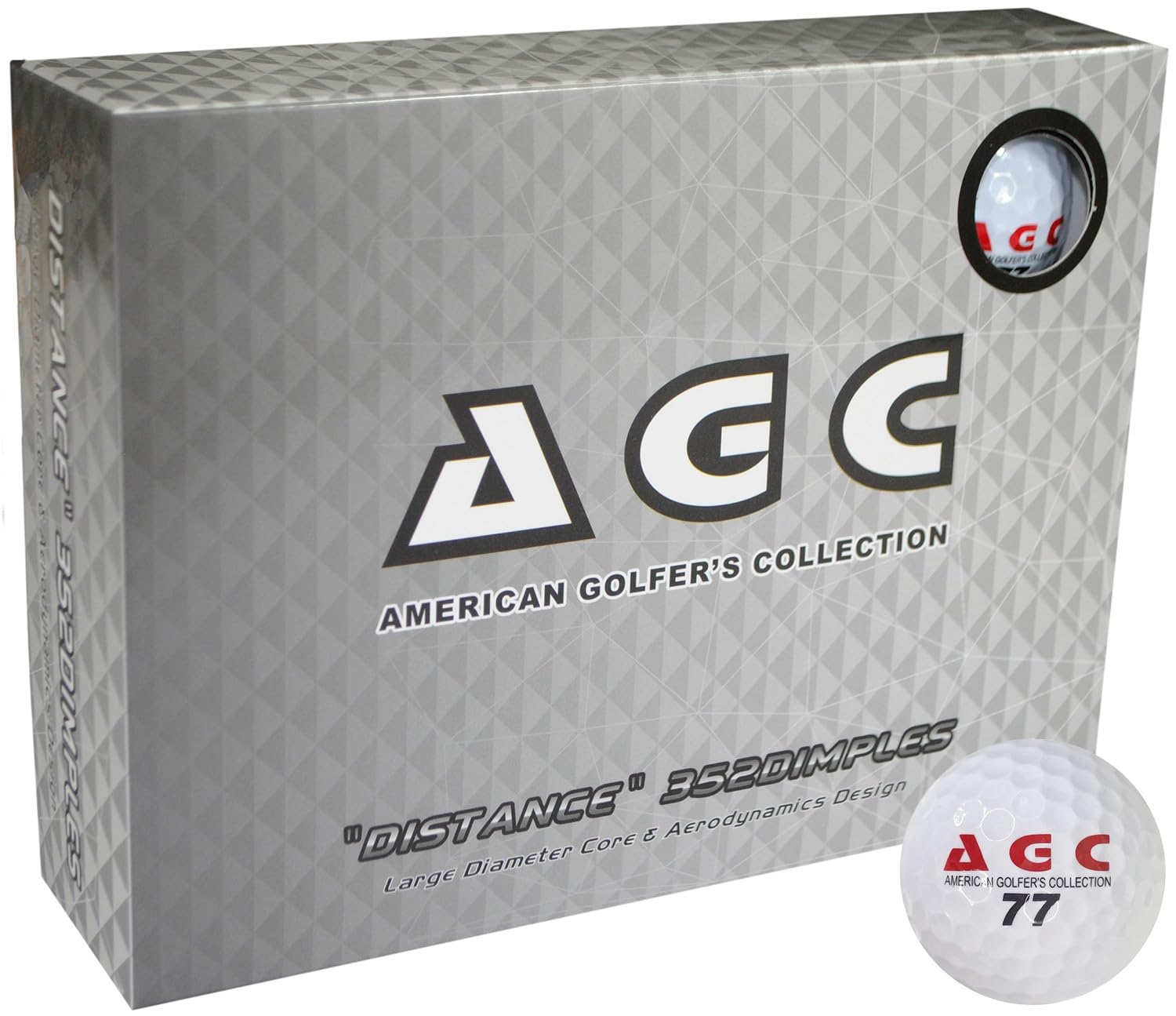 レザックス(LEZAX) AGC ゴルフボール 1ダース(12個入り) ホワイト…